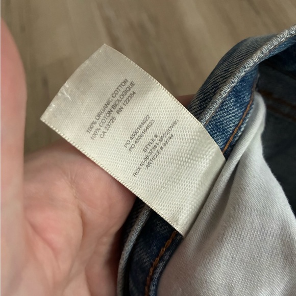 Denim Forum The BF High-Rise Loose 30L Light Blue Women's Jeans - Picture 9 of 11